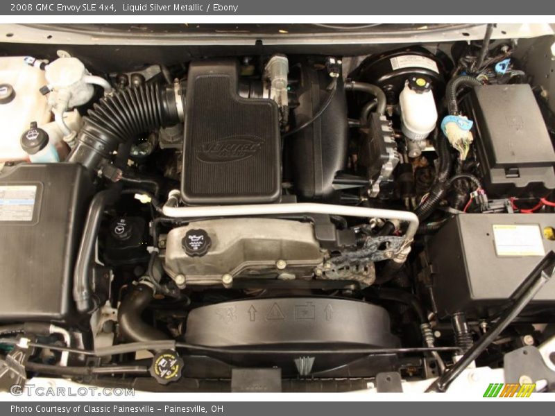 Liquid Silver Metallic / Ebony 2008 GMC Envoy SLE 4x4
