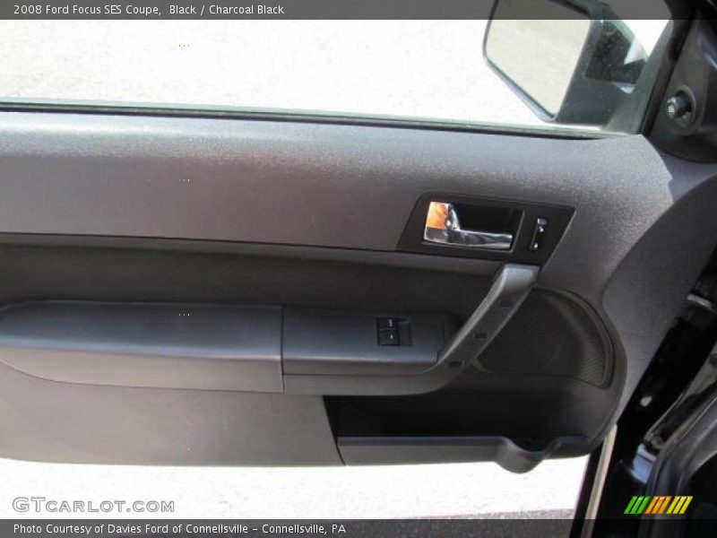 Black / Charcoal Black 2008 Ford Focus SES Coupe