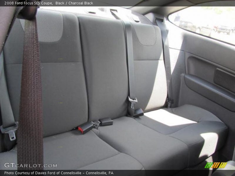 Black / Charcoal Black 2008 Ford Focus SES Coupe