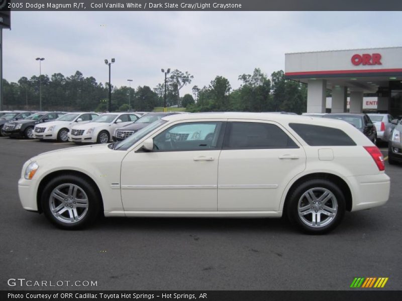 Cool Vanilla White / Dark Slate Gray/Light Graystone 2005 Dodge Magnum R/T