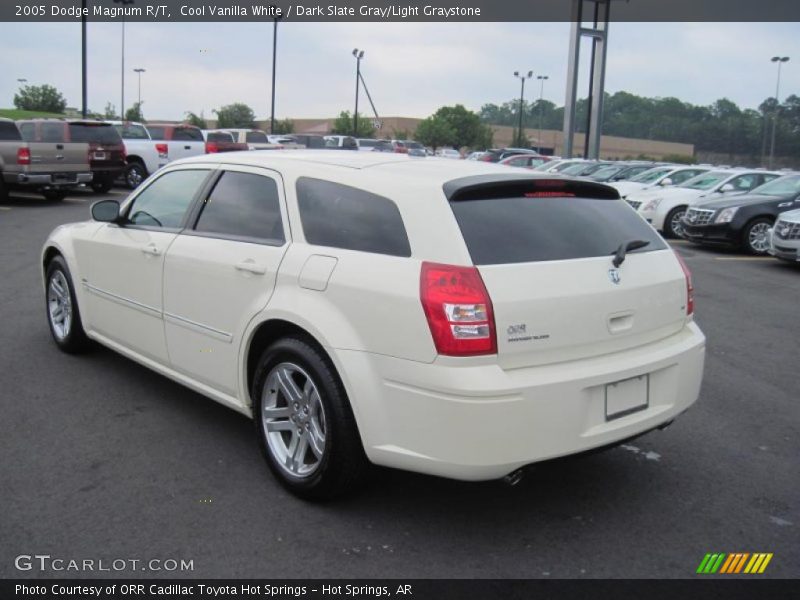 Cool Vanilla White / Dark Slate Gray/Light Graystone 2005 Dodge Magnum R/T