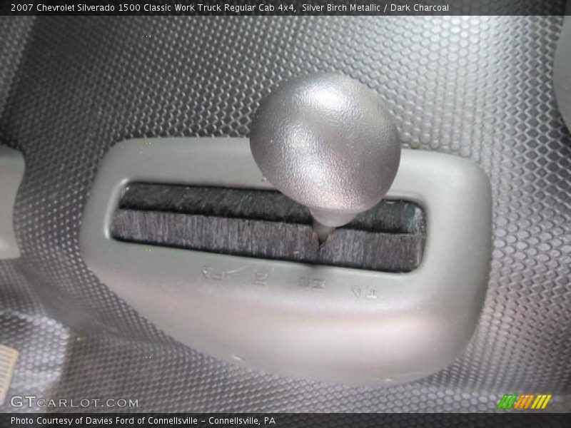 Silver Birch Metallic / Dark Charcoal 2007 Chevrolet Silverado 1500 Classic Work Truck Regular Cab 4x4