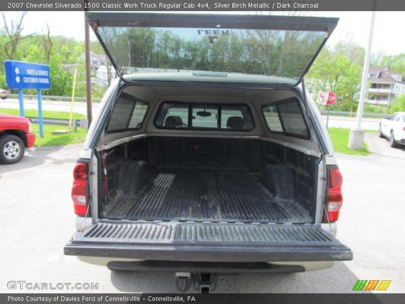 Silver Birch Metallic / Dark Charcoal 2007 Chevrolet Silverado 1500 Classic Work Truck Regular Cab 4x4