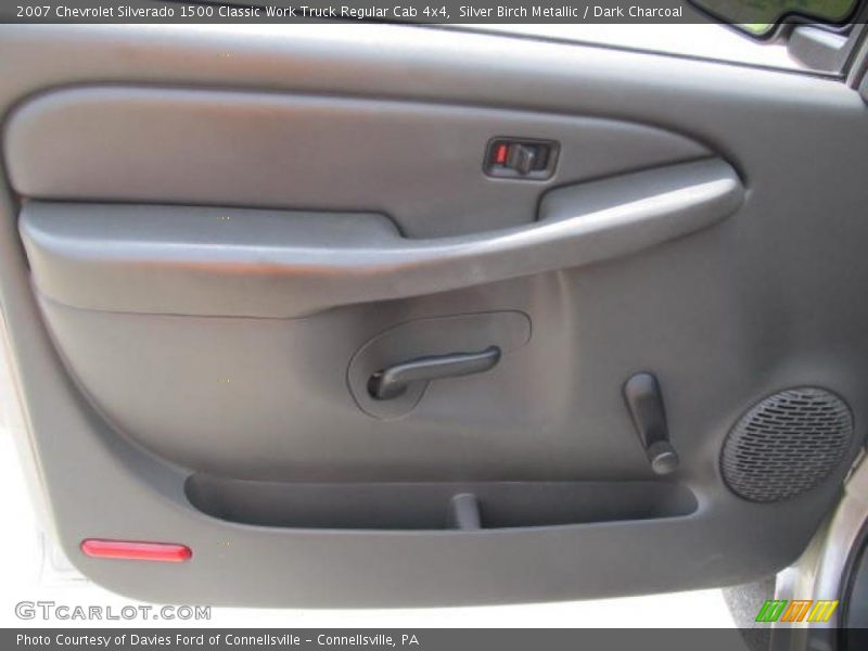 Silver Birch Metallic / Dark Charcoal 2007 Chevrolet Silverado 1500 Classic Work Truck Regular Cab 4x4