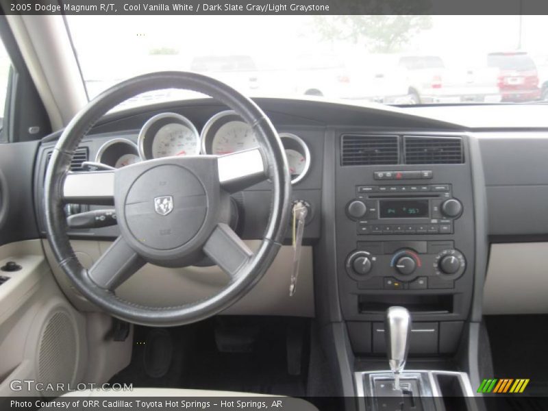 Cool Vanilla White / Dark Slate Gray/Light Graystone 2005 Dodge Magnum R/T