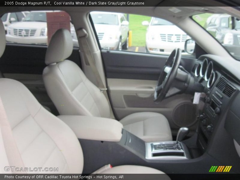 Cool Vanilla White / Dark Slate Gray/Light Graystone 2005 Dodge Magnum R/T