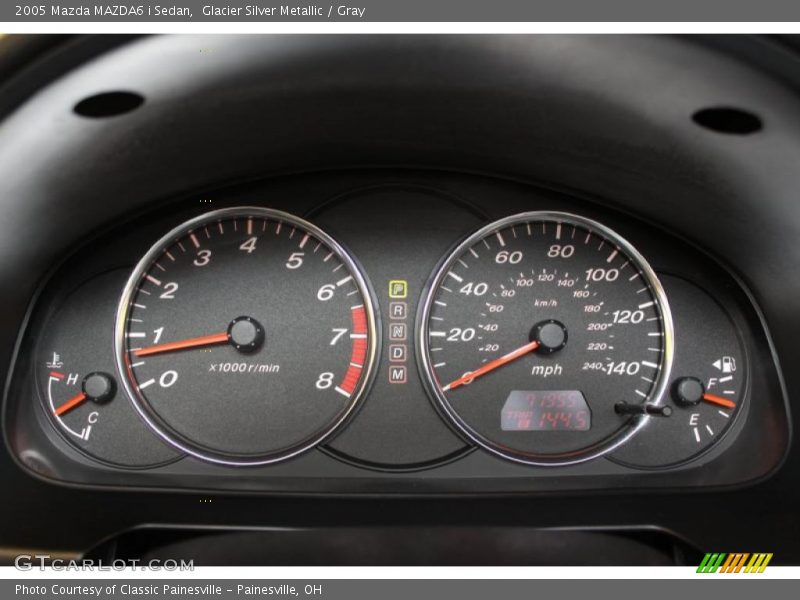 Glacier Silver Metallic / Gray 2005 Mazda MAZDA6 i Sedan