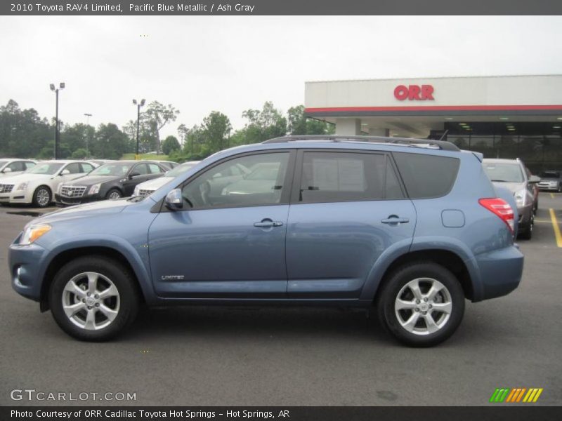 Pacific Blue Metallic / Ash Gray 2010 Toyota RAV4 Limited