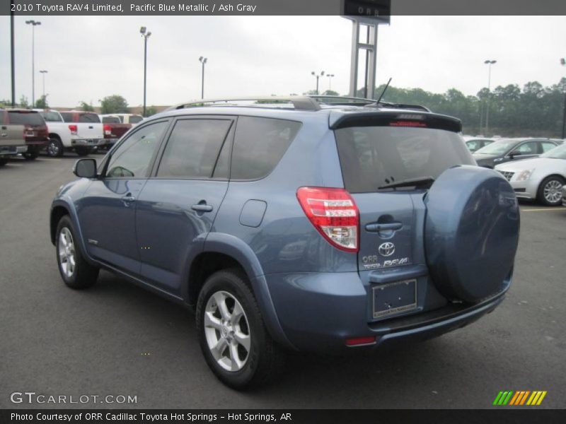 Pacific Blue Metallic / Ash Gray 2010 Toyota RAV4 Limited