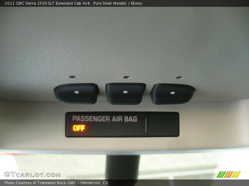 Pure Silver Metallic / Ebony 2011 GMC Sierra 1500 SLT Extended Cab 4x4