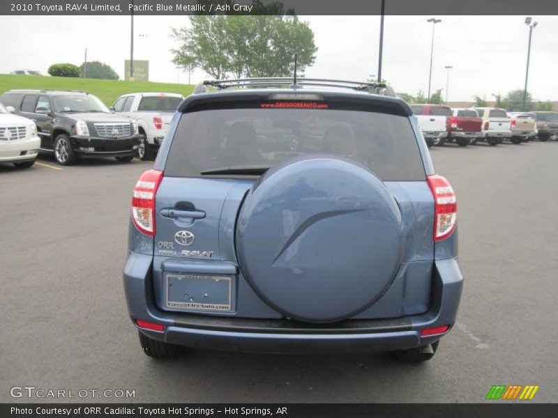 Pacific Blue Metallic / Ash Gray 2010 Toyota RAV4 Limited