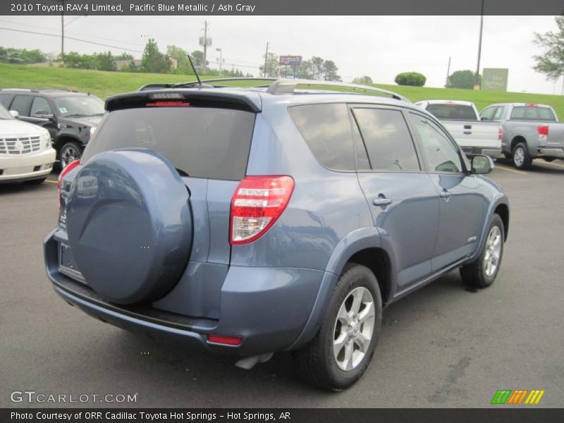 Pacific Blue Metallic / Ash Gray 2010 Toyota RAV4 Limited