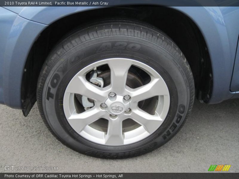 Pacific Blue Metallic / Ash Gray 2010 Toyota RAV4 Limited