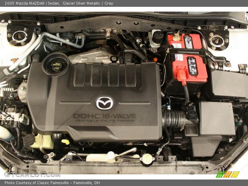Glacier Silver Metallic / Gray 2005 Mazda MAZDA6 i Sedan