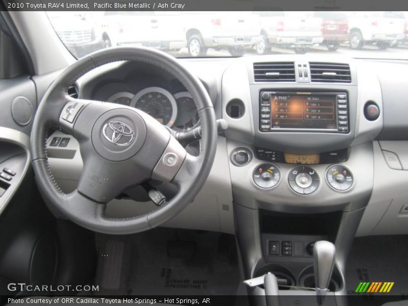 Pacific Blue Metallic / Ash Gray 2010 Toyota RAV4 Limited