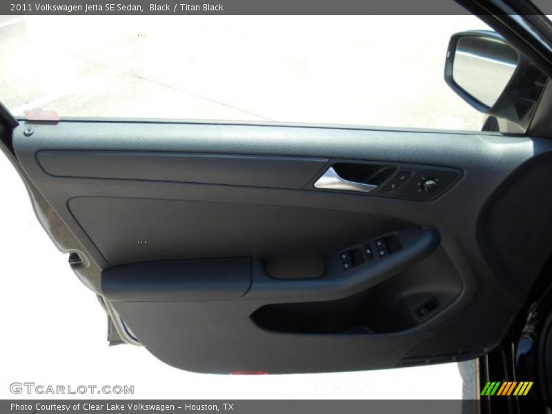 Black / Titan Black 2011 Volkswagen Jetta SE Sedan