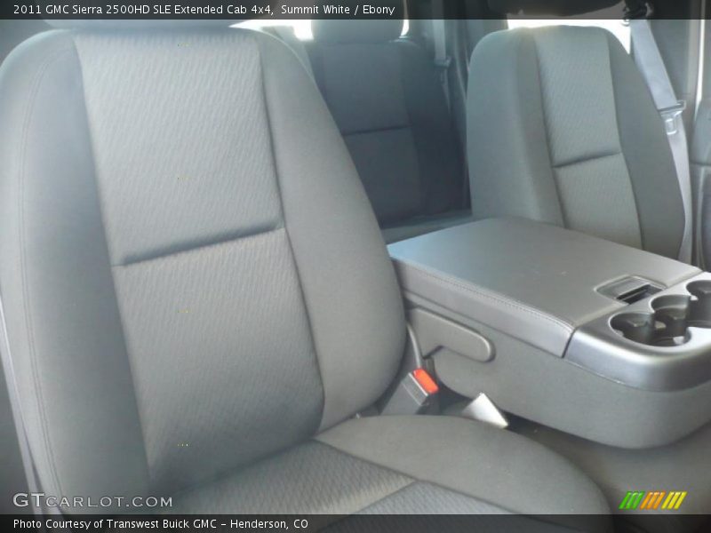 Summit White / Ebony 2011 GMC Sierra 2500HD SLE Extended Cab 4x4