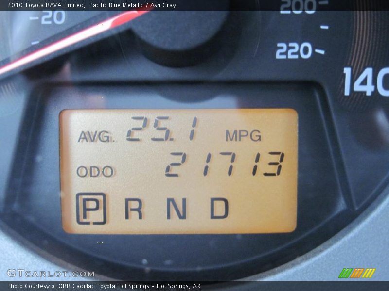 Pacific Blue Metallic / Ash Gray 2010 Toyota RAV4 Limited