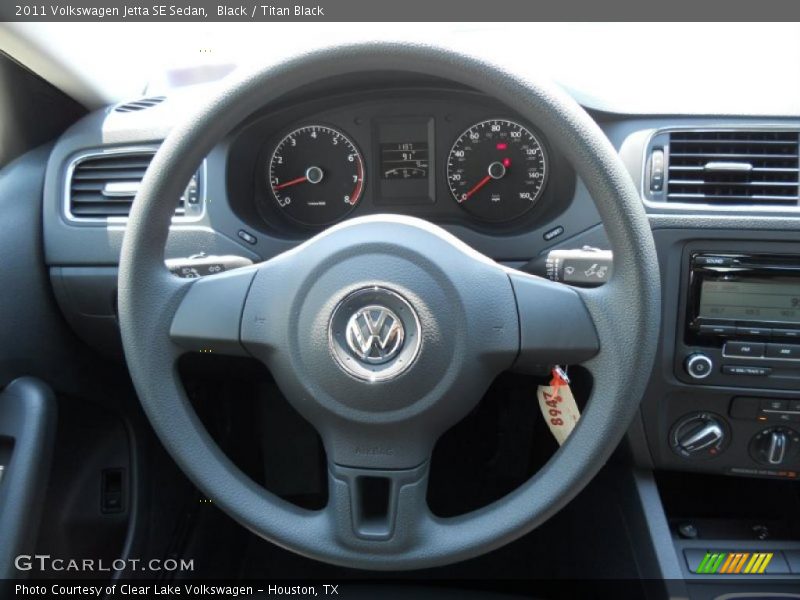Black / Titan Black 2011 Volkswagen Jetta SE Sedan