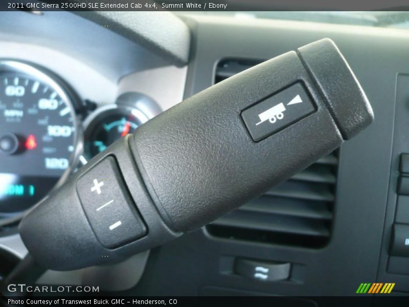 Summit White / Ebony 2011 GMC Sierra 2500HD SLE Extended Cab 4x4