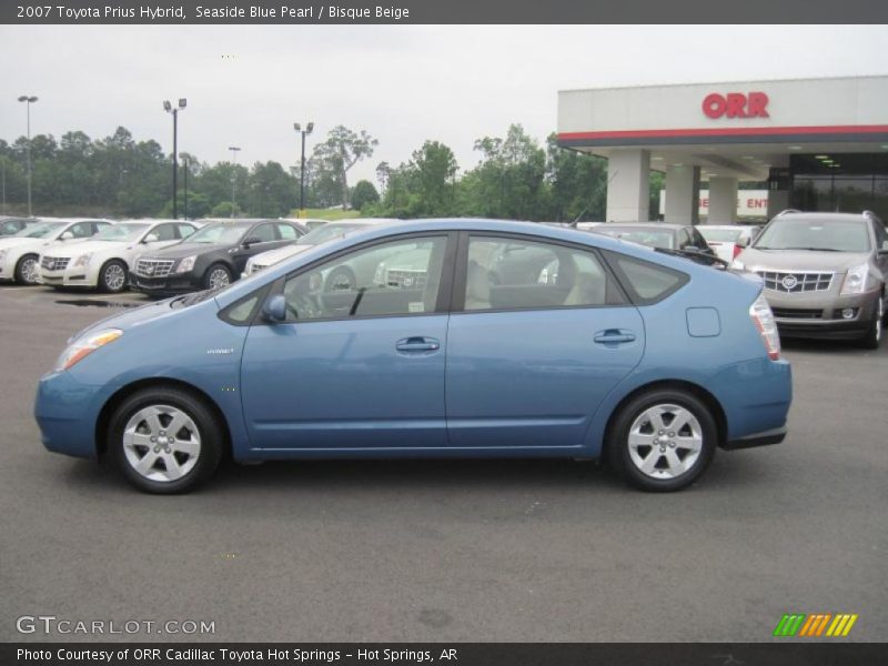Seaside Blue Pearl / Bisque Beige 2007 Toyota Prius Hybrid