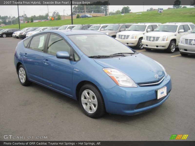 Seaside Blue Pearl / Bisque Beige 2007 Toyota Prius Hybrid