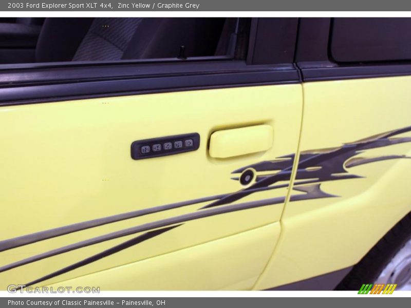 Zinc Yellow / Graphite Grey 2003 Ford Explorer Sport XLT 4x4
