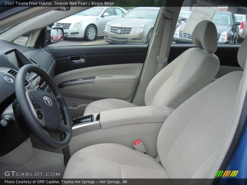 Seaside Blue Pearl / Bisque Beige 2007 Toyota Prius Hybrid