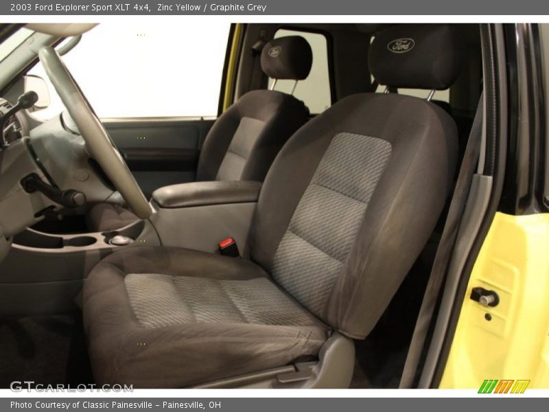 Zinc Yellow / Graphite Grey 2003 Ford Explorer Sport XLT 4x4