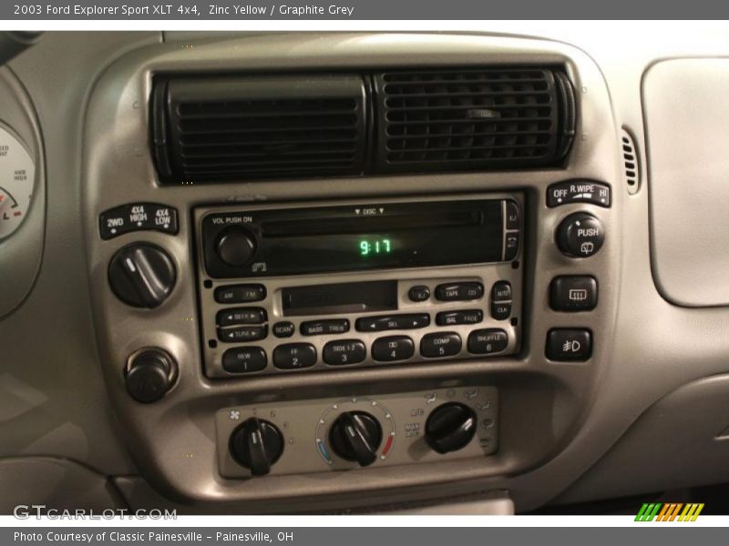 Zinc Yellow / Graphite Grey 2003 Ford Explorer Sport XLT 4x4