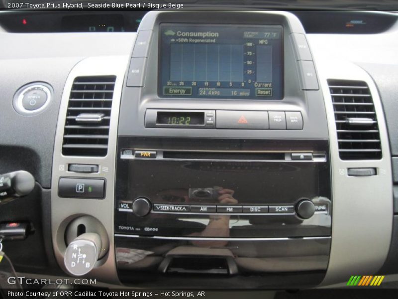 Seaside Blue Pearl / Bisque Beige 2007 Toyota Prius Hybrid