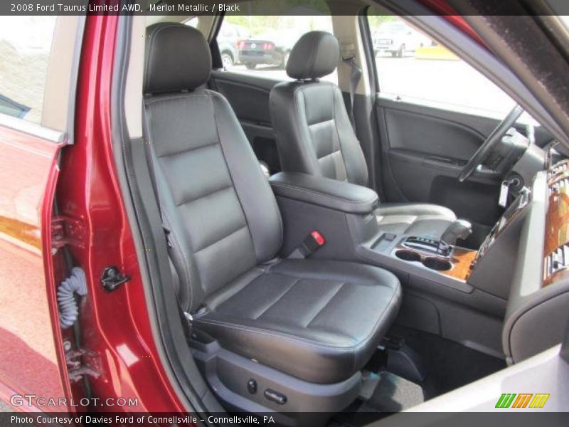 Merlot Metallic / Black 2008 Ford Taurus Limited AWD