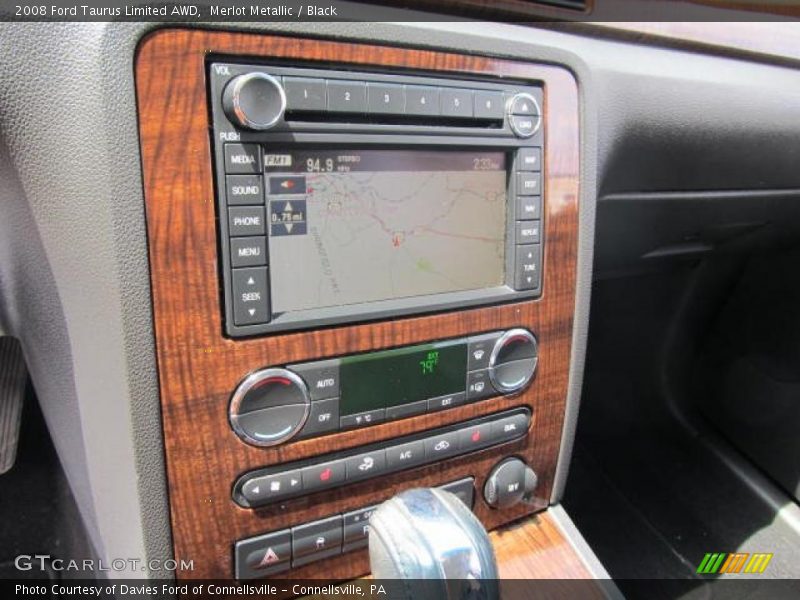 Merlot Metallic / Black 2008 Ford Taurus Limited AWD