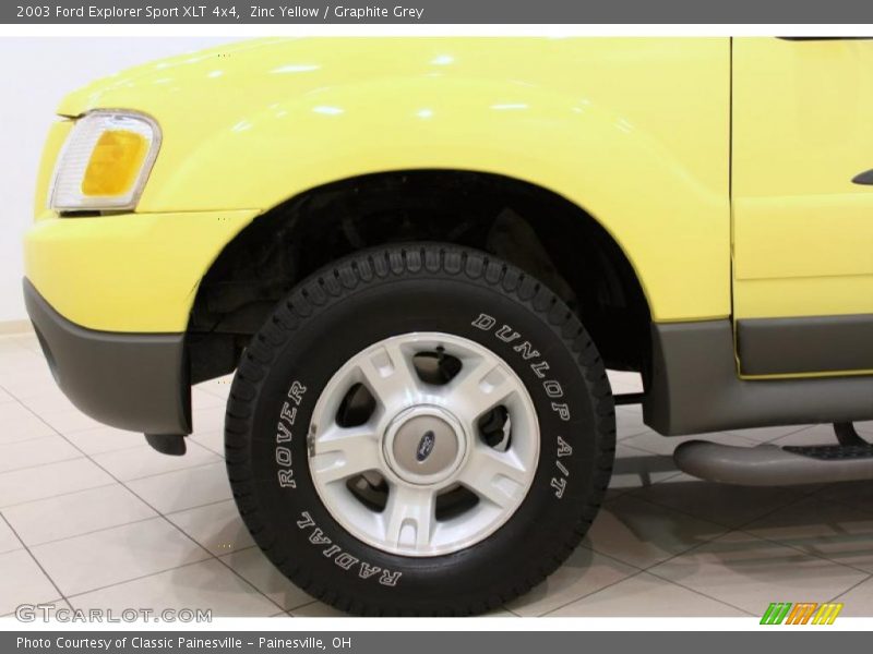 Zinc Yellow / Graphite Grey 2003 Ford Explorer Sport XLT 4x4