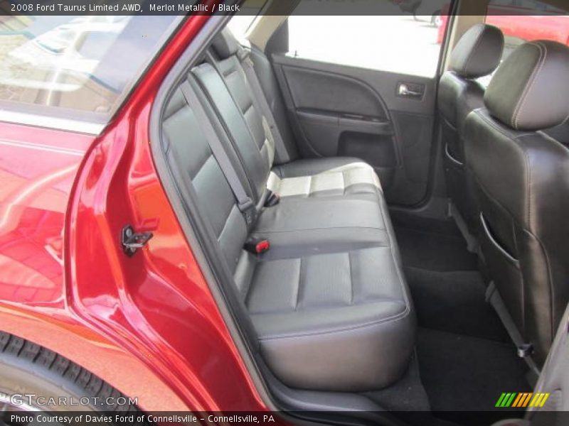 Merlot Metallic / Black 2008 Ford Taurus Limited AWD