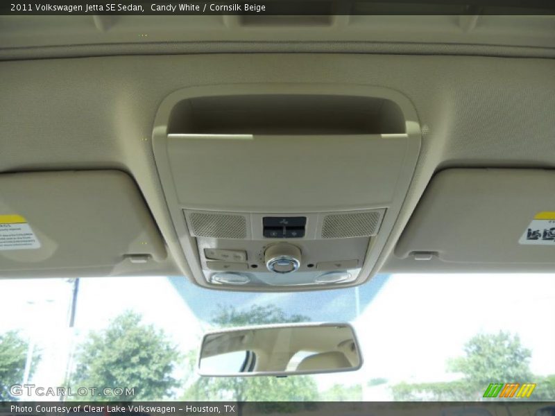 Candy White / Cornsilk Beige 2011 Volkswagen Jetta SE Sedan