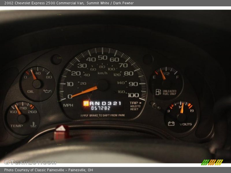 Summit White / Dark Pewter 2002 Chevrolet Express 2500 Commercial Van