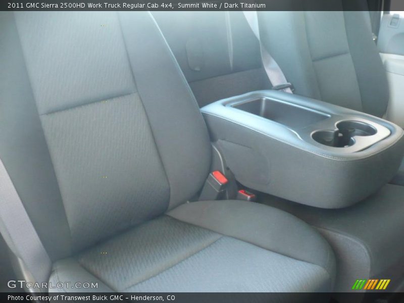 Summit White / Dark Titanium 2011 GMC Sierra 2500HD Work Truck Regular Cab 4x4