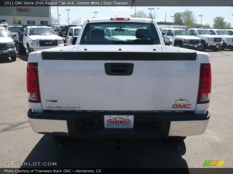 Summit White / Dark Titanium 2011 GMC Sierra 1500 Regular Cab 4x4