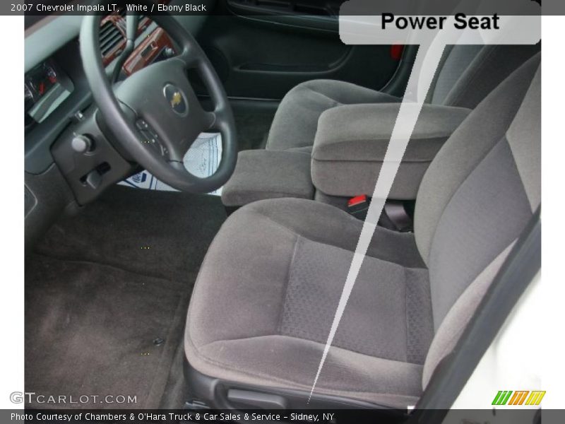 White / Ebony Black 2007 Chevrolet Impala LT