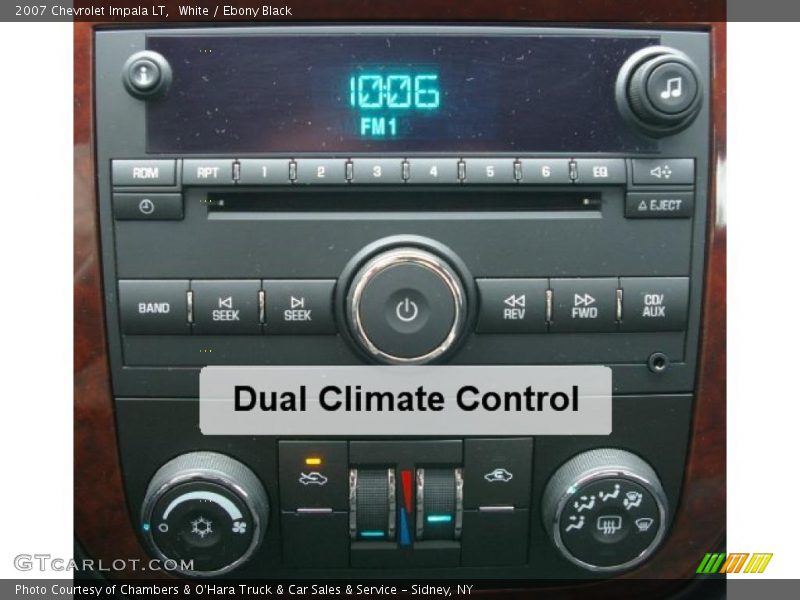 White / Ebony Black 2007 Chevrolet Impala LT
