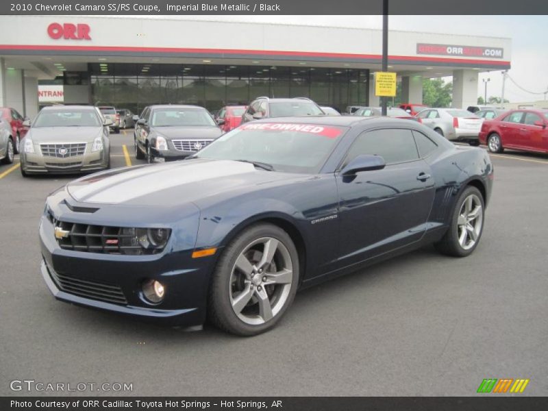 Imperial Blue Metallic / Black 2010 Chevrolet Camaro SS/RS Coupe