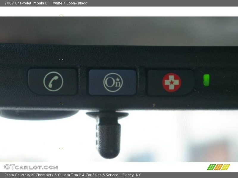 White / Ebony Black 2007 Chevrolet Impala LT
