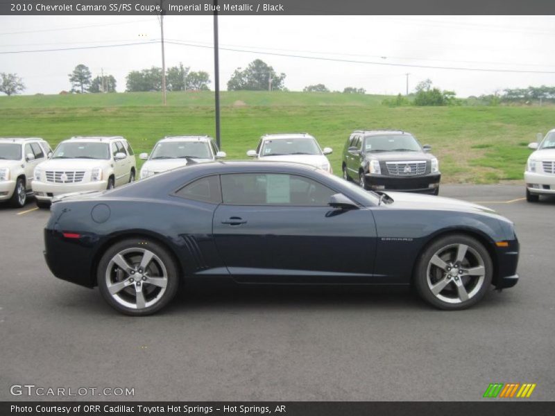 Imperial Blue Metallic / Black 2010 Chevrolet Camaro SS/RS Coupe
