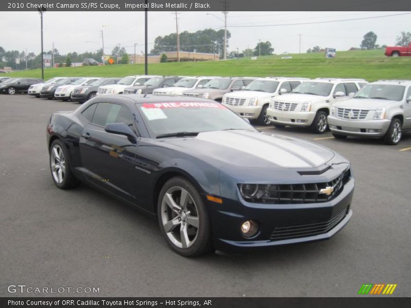 Imperial Blue Metallic / Black 2010 Chevrolet Camaro SS/RS Coupe