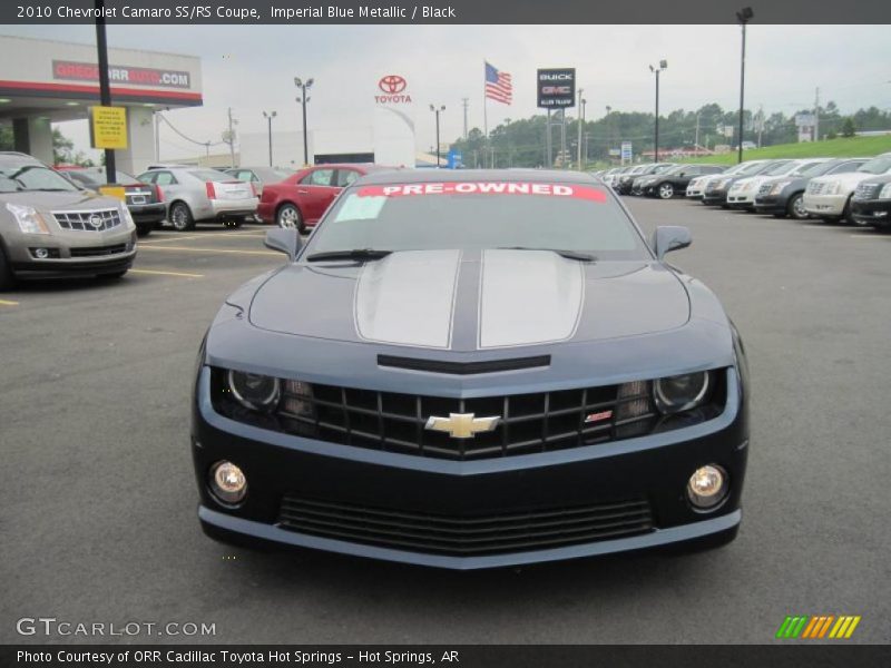 Imperial Blue Metallic / Black 2010 Chevrolet Camaro SS/RS Coupe