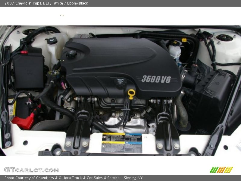 White / Ebony Black 2007 Chevrolet Impala LT