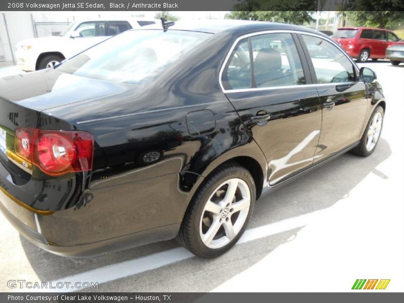 Black / Anthracite Black 2008 Volkswagen Jetta SE Sedan