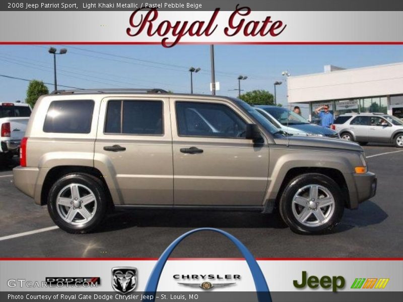 Light Khaki Metallic / Pastel Pebble Beige 2008 Jeep Patriot Sport