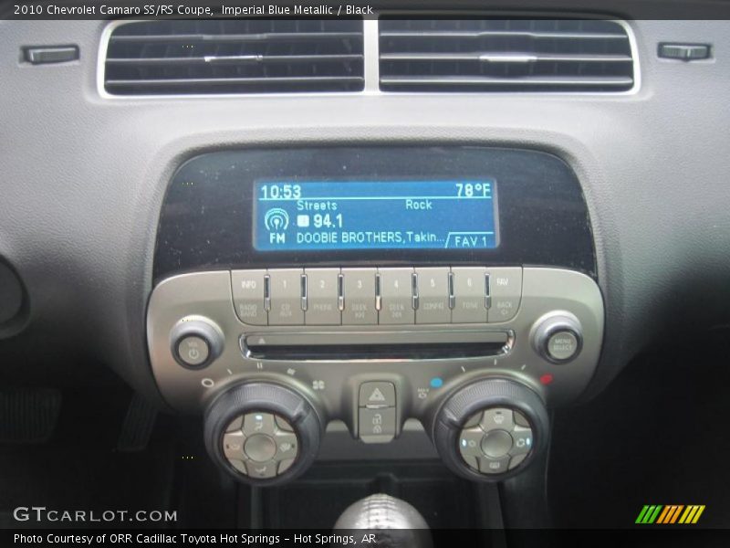 Imperial Blue Metallic / Black 2010 Chevrolet Camaro SS/RS Coupe